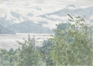 Bewolkte Seepartie by Hans Deiters