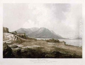 View in Macao including the Residence of Camoens where he wrote his Lusiad, from Views in the South Seas, pub. 178