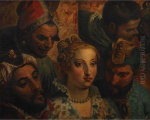 Heads From The Marriage At Cana (after Paolo Veronese)