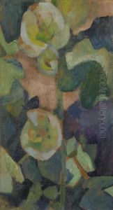 Rose Tremiere Blanche by Robert Delaunay