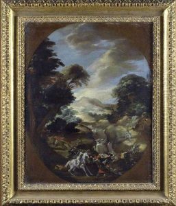 Paesaggio Con Brigante by Stefano della Bella