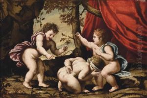 Giochi Di Putti by Pietro Della Vecchio