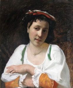 Il Fut L'eleve De Thomas Couture
 Et De William Bouguereau A L'ecole Nationale Superieure Des Beaux-arts 
De Paris. by Francois Alfred Delobbe