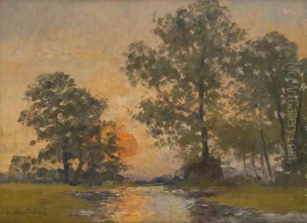 Coucher De Soleil Sur L""etang - view 1