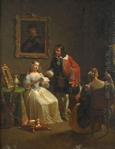 Le Concert Pres De L'autoportrait De Rembrandt