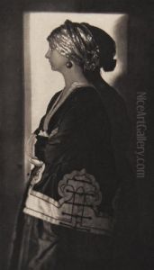 Study Of A Gitana by Adolf Demeyer