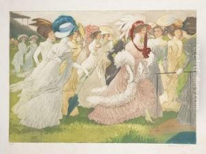 Aux Courses, Auteuil by Claude Denis