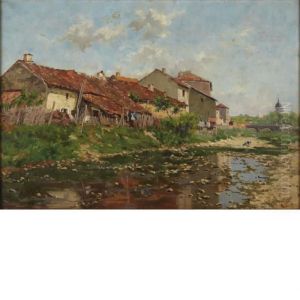 Along The River's Edge by Albert Depre