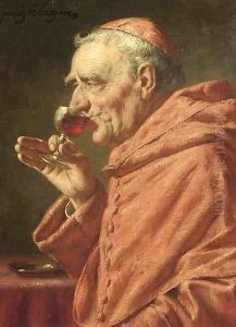 Tasting the wine