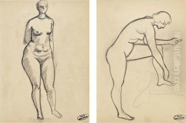 Femme Nue Debout A Droite And Femme Nue Debout - view 1