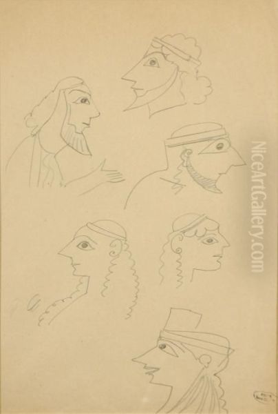 Visages Assyriens - view 1