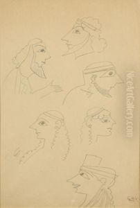 Visages Assyriens by Andre Derain