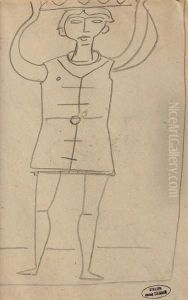 Porteur Et Bras Croises by Andre Derain