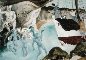 Mermaids, 1929 by Christopher Wood
