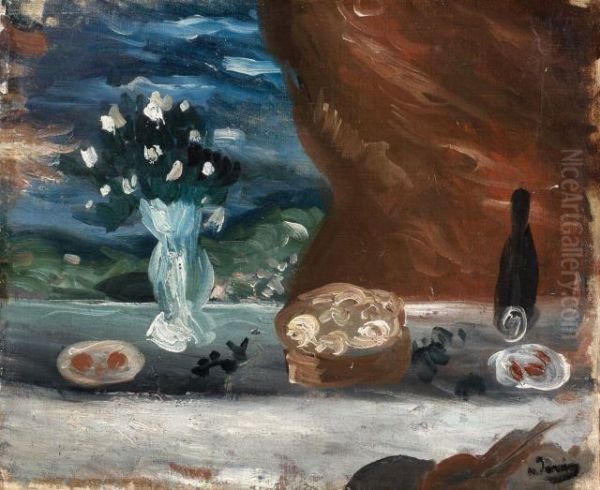 Nature Morte Au Bouquet De Fleurs - view 1