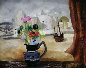 Anemones in a Cornish Window by Christopher Wood