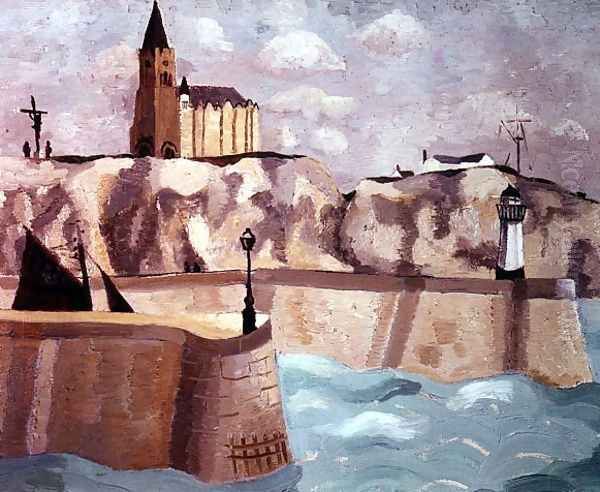 Church on the Cliff, Dieppe, 1929 - view 1