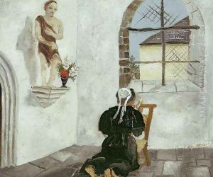Breton Woman at Prayer by Christopher Wood