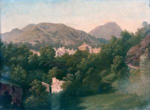 Paysage D'italie by Blaise Alexandre Desgoffe