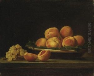 Peches Sur Un Plateau