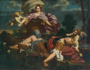 Armida Tenta Di Uccidere Rinaldo by Michele Desubleo