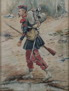 Soldier by Jean Baptiste Edouard Detaille