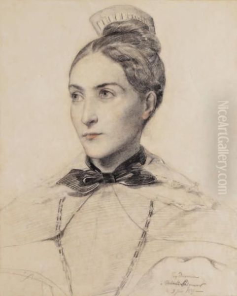 Portrait De Femme En Buste - view 1