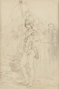 grenadier De La Garde Imperiale by Eugene Francois Marie Joseph Deveria