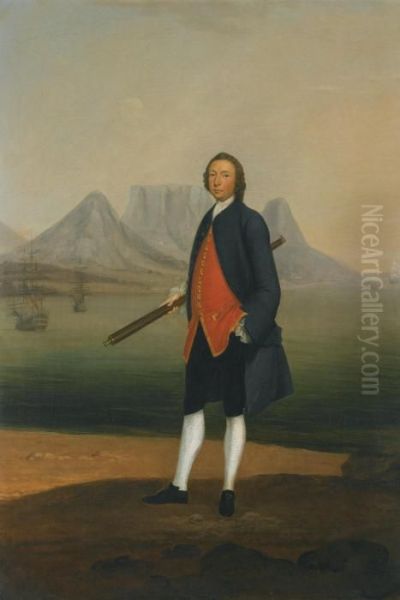 Portrait Of Richard Beard Streatfield Of Copford Lichfield - view 1