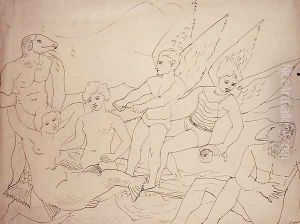 The Mermaid, 1927 by Christopher Wood