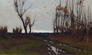 Road Through Trees by Charles Melville Dewey