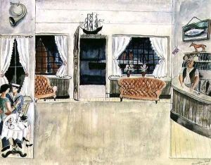 The Bar of the Ship Inn, St. Ives, 1925