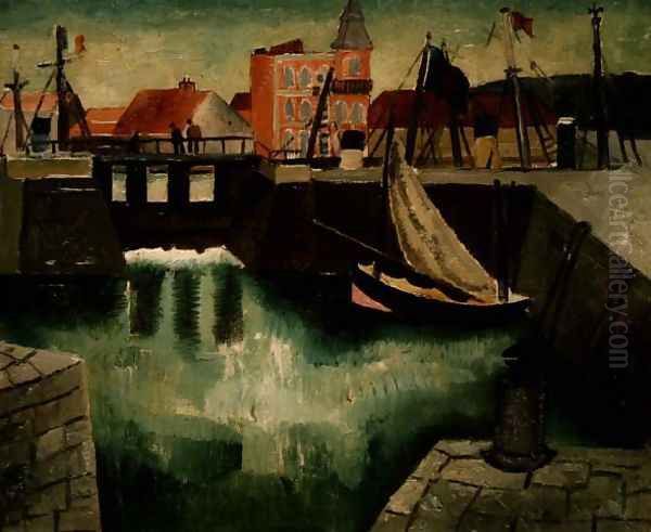 Harbour, Dieppe, 1929 - view 1