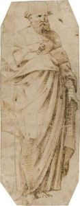 A Standing Apostle by Ridolfi Domenico Di Ghirlandaio