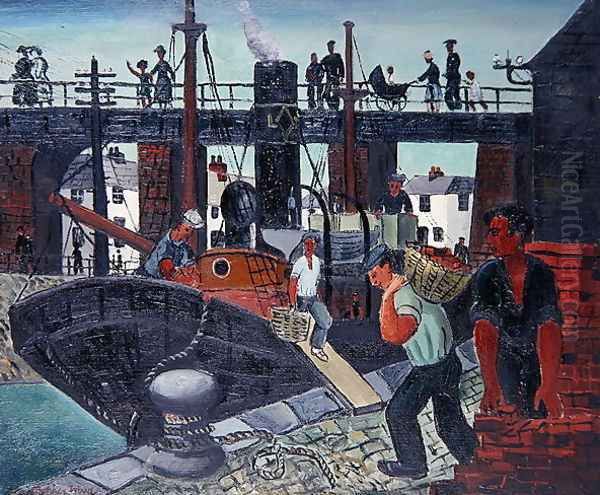 Loading the Boats, St. Ives, 1926 - view 1