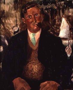 Man with a Green Necktie
