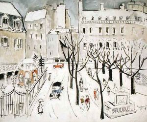 Paris Snowscene, 1926
