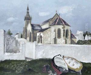 Treboul Church, Brittany, 1930