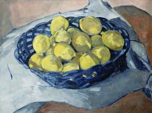 Lemons in a Blue Basket, 1922