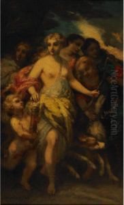 Diane Chasseresse by Narcisse-Virgile D Az De La Pena