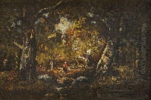 Promeneuse Dans Un Sous-bois