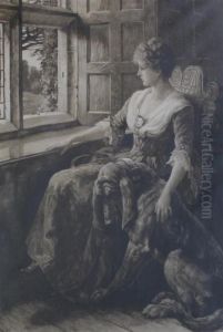 Awaiting Beauty by Herbert Thomas Dicksee
