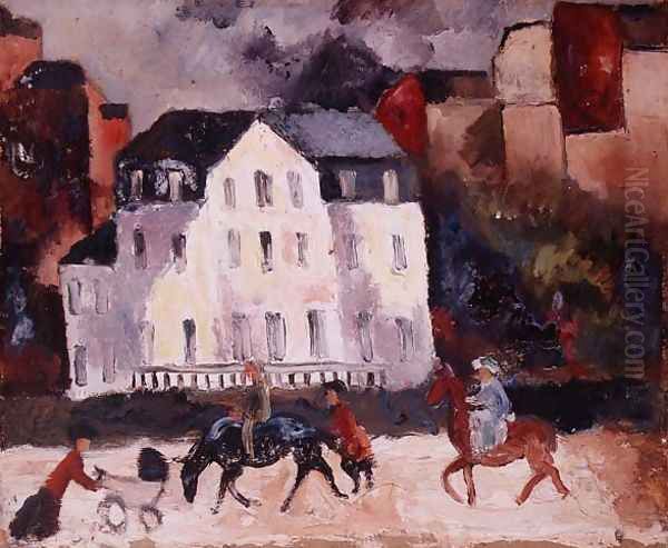 Horses in Paris, 1924 - view 1