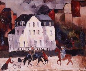 Horses in Paris, 1924