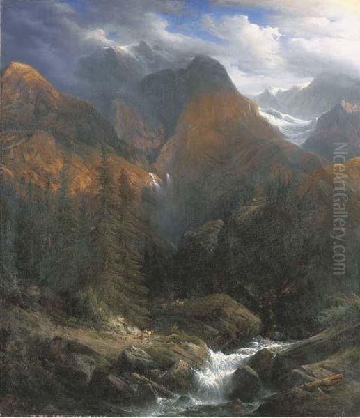 Paysage Des Alpes Suisses - view 1