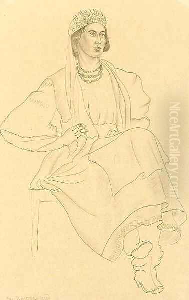 Seated Lady - view 1