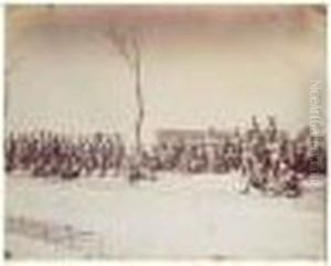Les Soldats Allemands Aux Abords De Paris, Automne 1870 Les Soldats Allemands Aux Abords De Paris, Automne 1870