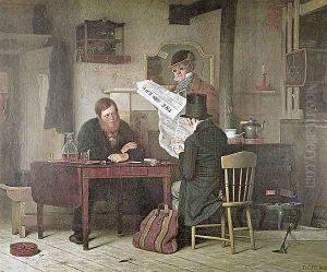 Waiting for the Stage by Richard Caton Woodville