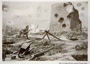 How Le.-Corpl O'Leary won the Victoria Cross, from The Year 1915: a Record of Notable Achievements and Events, 1915 How Le.-Corpl O'Leary won the Victoria Cross, from The Year 1915: a Record of Notable Achievements and Events, 1915