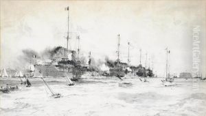 Dixon, R.i. 'l'entente Cordiale' by Charles Edward Dixon